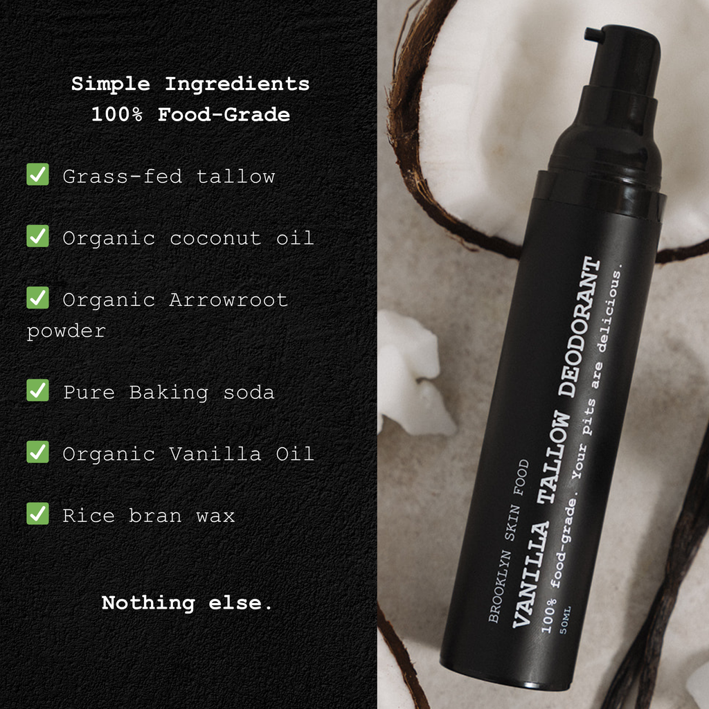 Vanilla Grass-Fed Tallow Deodorant
