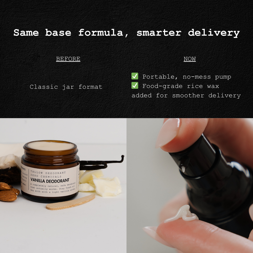 Vanilla Grass-Fed Tallow Deodorant