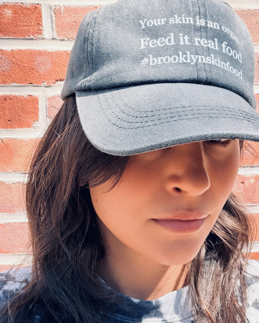 Your Skin Is An Organ - Grey Soft-Wash Cotton Twill Hat