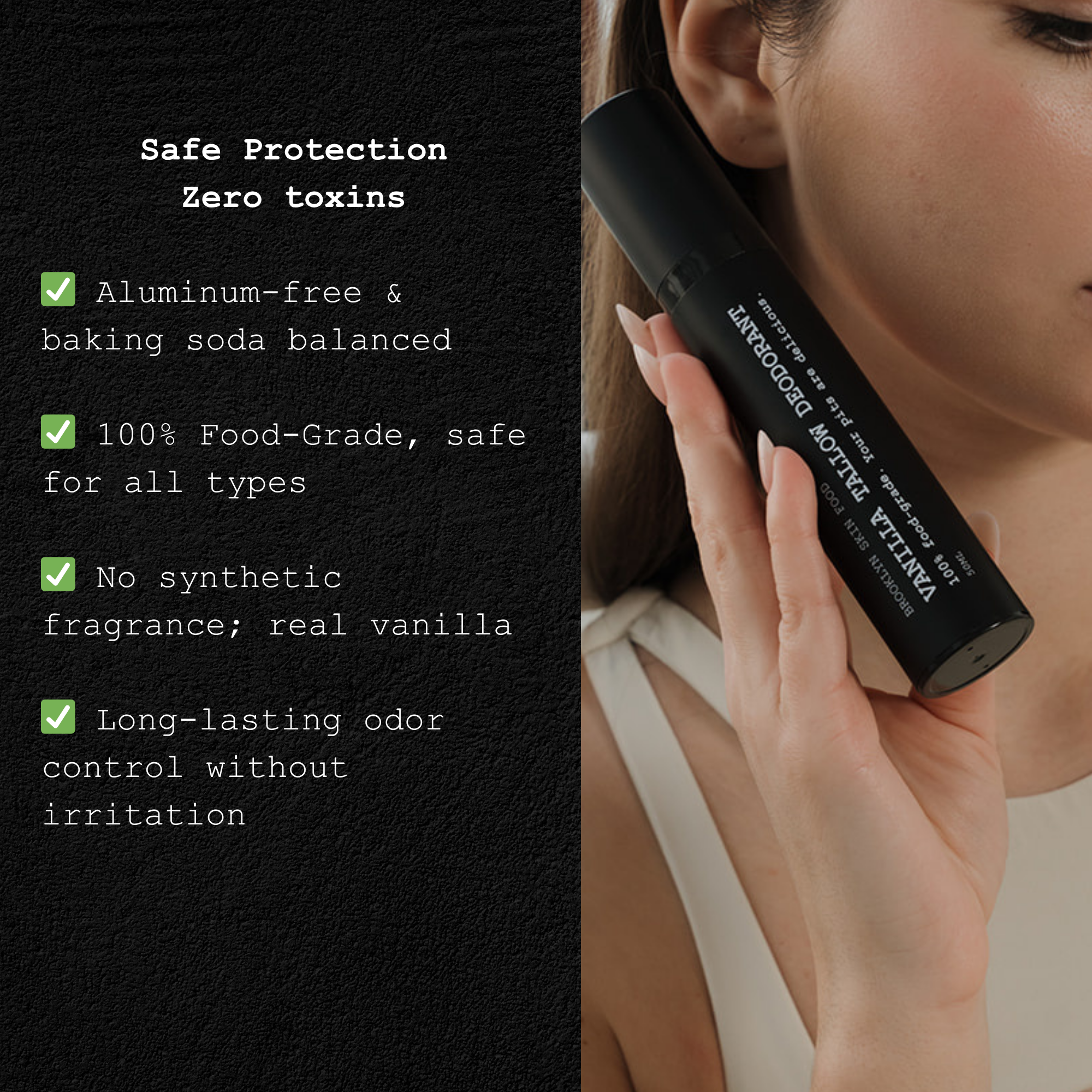 Vanilla Grass-Fed Tallow Deodorant