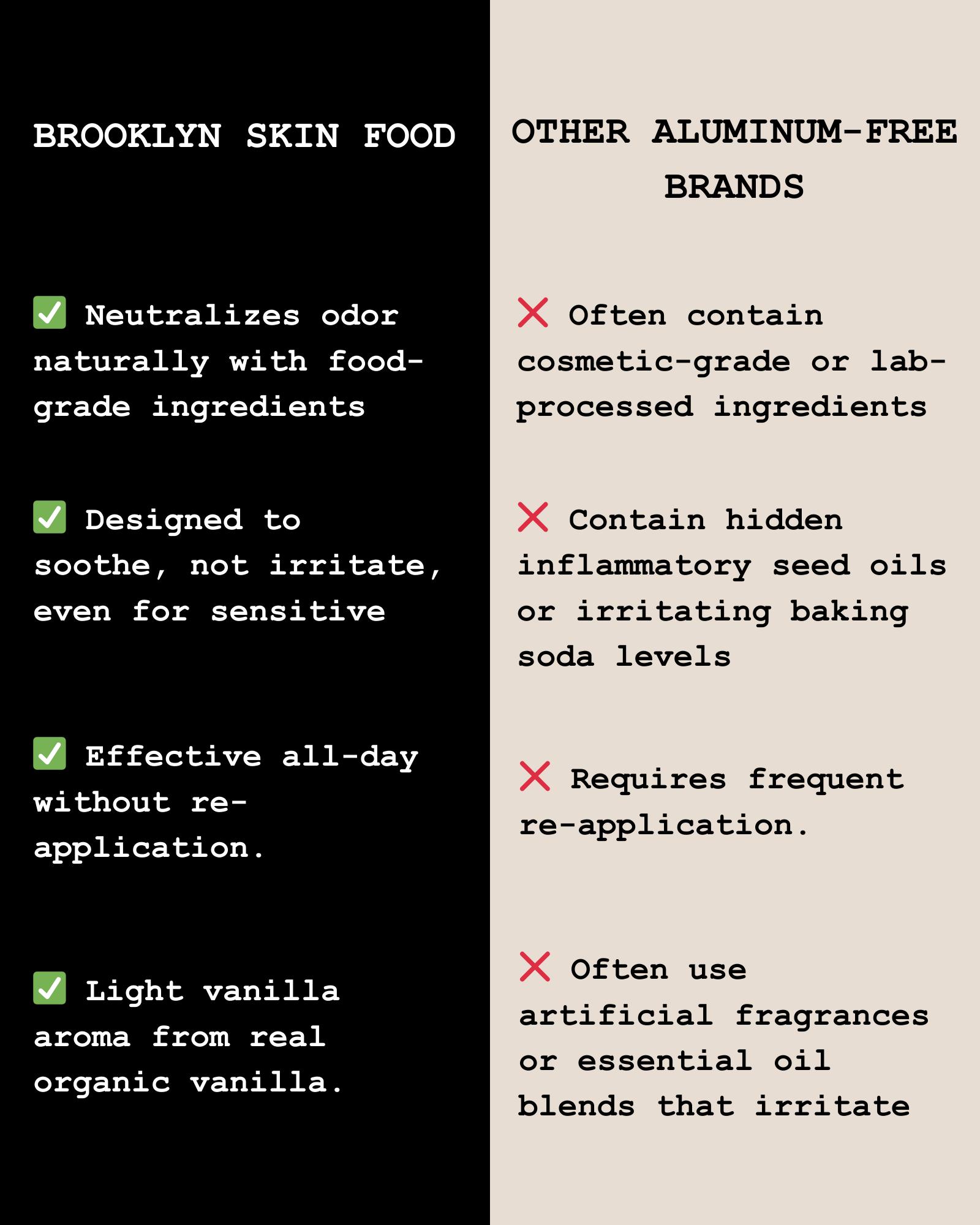 Vanilla Grass-Fed Tallow Deodorant