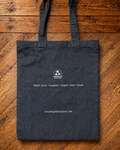 BSF Black Denim Tote Bag