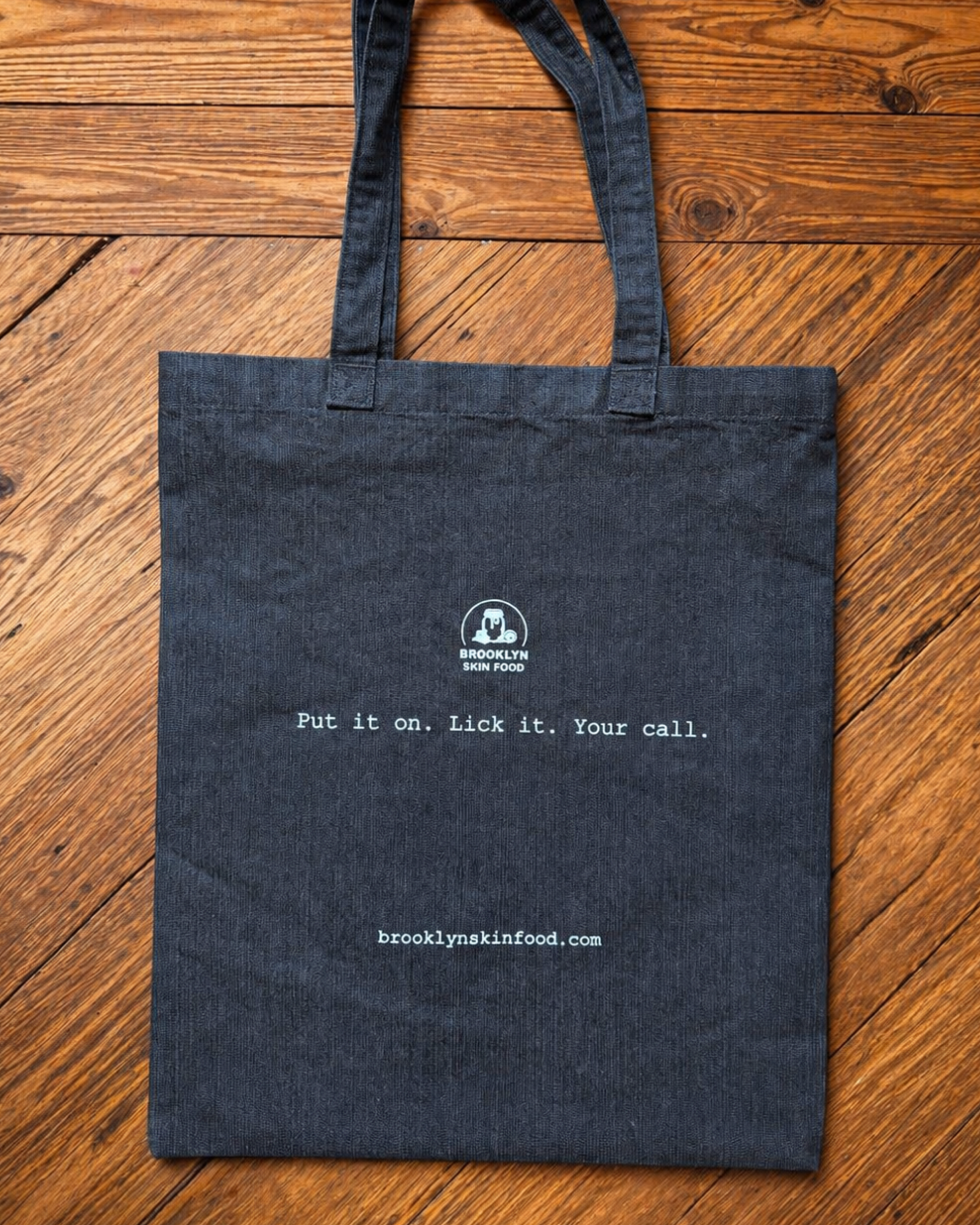 BSF Black Denim Tote Bag